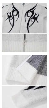 Irie knit zip-up white