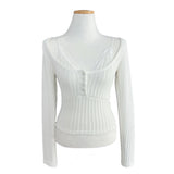 Zia Lace Strap Ribbed Knit 
