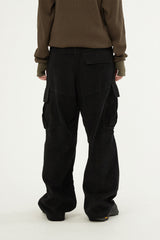 ストーピンタックコーデュロイカーゴパンツ