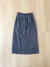 Masion tie maxi skirt