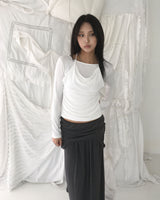 Drape halter T