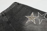 Rovi Star Patch Denim Shorts