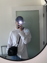[ Self-made ] Signature Essential Overfit Plain Long Sleeve T-shirt