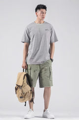 UNITY ファッションシンプルショートスリーブド gray
