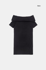 Lux off-shoulder T-shirt