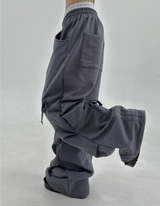 (SHIRRED BOW❤/BRUSHED FLEECE❤/100% COTTON) トレーニングパンツ - 3 COLOR