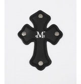 COLI CROSS LEATHER PATCH LONG SLEEVE T (2COLOR)