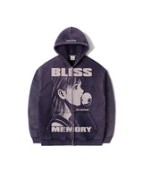 OC Bliss ウォッシュドジップアップフーディー (ネイビー)