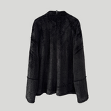 FAKE COLLAR CARDIGAN
