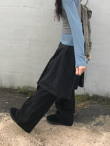 レインドットスカートパンツ