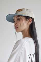 Toning Color Patch Retro Ball Cap