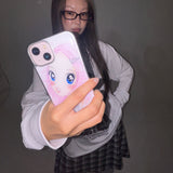 [Production takes 7 days] HEESU I Phone case [Silver]