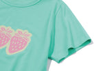 26SS★ Pop Strawberry Crop Short Sleeve Tee