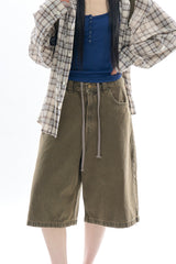 Mud retro bermuda pants