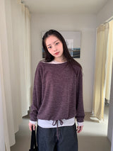 ハンカル テンセルラウンドロングスリーブTシャツ