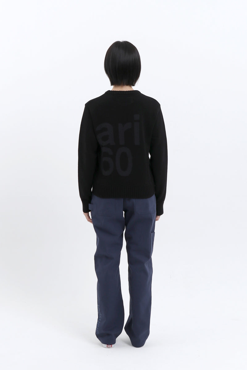 1/2 ベーシック SAFARI ニット (BLACK)
