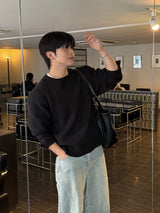 Lead button heavy knitwear