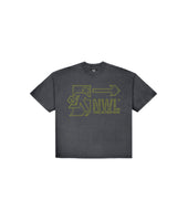 NWL24 OG ファースト ドリーマー 04 ボクシー Tシャツブラック フェード
