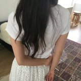 エードベーシックフィットリブド半袖Tシャツ (5 Colors)