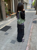 カーディンコットンバンディングスカートパンツ