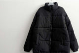 ロングフベーシックオーバーサイズフィットパディットジャンパー