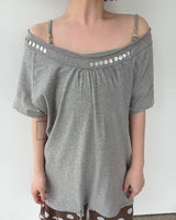 Beaded Sleeveless Top (3colors)