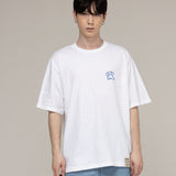[UNISEX] Small Line Bear Smile Short Sleeve T-shirt