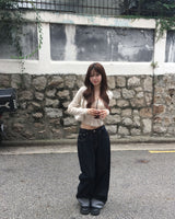 ロールアップデニムパンツ