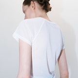 Like ribbed tee white