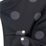 UNBALANCED PINTUCK SLEEVELESS_DOTS