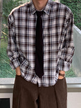 Ave checkered cropped shirt