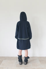 NYLON BALLOON SKIRT (NAVY)