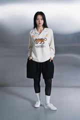 ムーウィ ピンニットカラーT (オートミール)