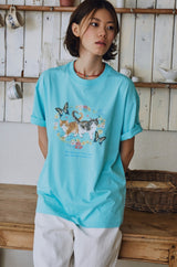 26SS★ DTP Kitten Daisy Short Sleeve Tee