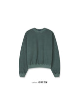 ピグメントクロップスウェットシャツ 7COLOR