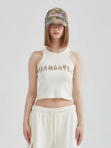 FLARE SLEEVELESS TOP
