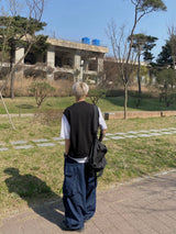 Over Denim Cargo Balloon Pants 2C