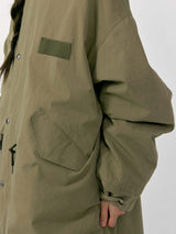 Vintage Safari Puffer Jacket (Khaki)
