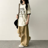 ティオカラーイラストレタリング半袖Tシャツ