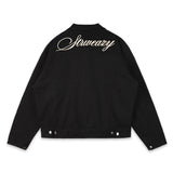 SWE SCRIPT JACKET - BLACK
