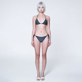 Zoe triangle bikini - wild stripes [micro]