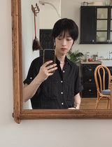 リノ ロールアップ ハーフシャツ