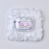 【MADE】 Megane Girl AirPods Case – Pink (Sticker Included)