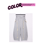 loop wide banding pants