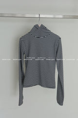 Papillon Stripe Baraklava Hoodie T-shirt