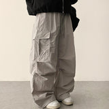 Lead Knee Pin Tuck Hem String Wide Pants