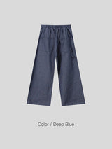 No.1064 B stripe carpenter denim PT