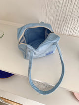 Handy pouch (corduroy softblue)