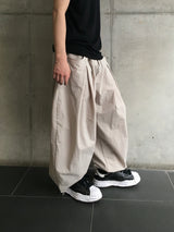 Mier Linen Cut-out Wide Pants 4C