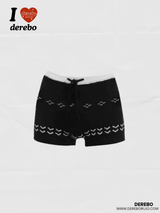 Graphic Knit Shorts